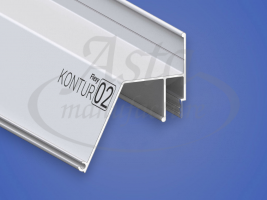 Профиль Flexy KONTUR 02 (ПФ-6488) контурная подсветка, (2 м)